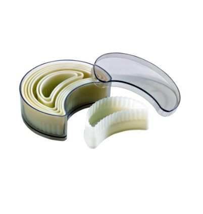 MF Set of 7 Moon Fluted Dough Cutters